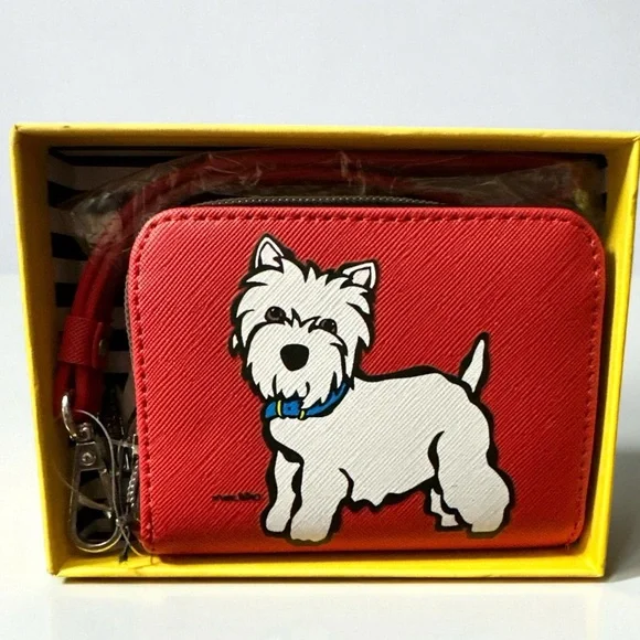 Marc Tetro West Highland White Terrier Red Wallet
NWT in Box - Picture 2 of 4